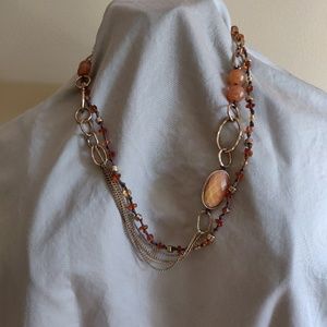 NWT CHICO'S Jacinta Multi-Strand Necklace